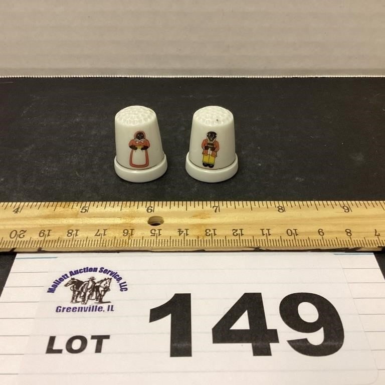 BLACK AMERICANA THIMBLES: BLACK AMERICANA THIMBLES