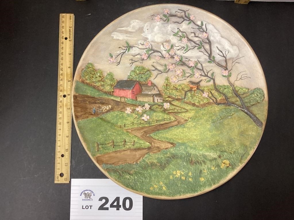 1972 BYRON MOLD PLATE - SPRING: 1972 BYRON MOLD PLATE - SPRING