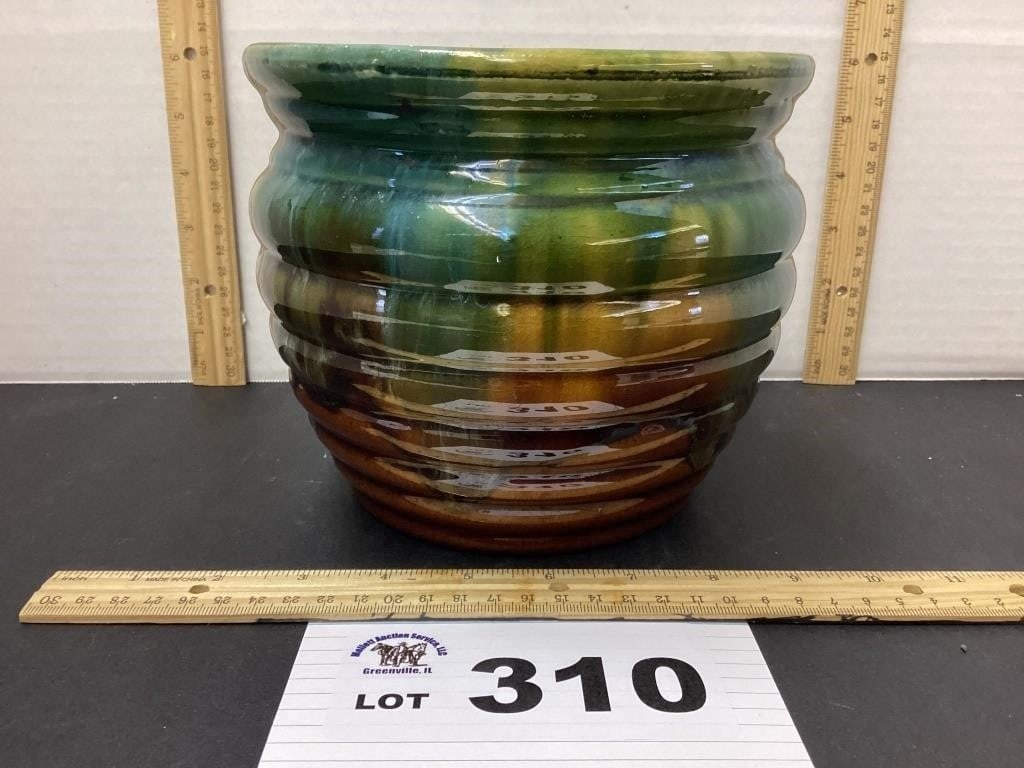 BRUSH MCCOY JARDINIERE - GLAZE SKIP SPOTS (1 of 5)