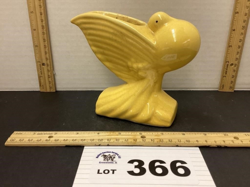 YELLOW BIRD PLANTER NO MARKINGS: YELLOW BIRD PLANTER NO MARKINGS