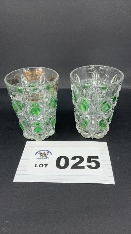 EAPG TUMBLERS 2. 4 inches tall: EAPG TUMBLERS 2. 4 inches tall