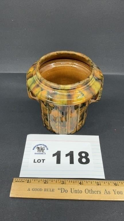 McCOY POTTERY DECORATIVE VASE 5 in: McCOY POTTERY DECORATIVE VASE 5 in