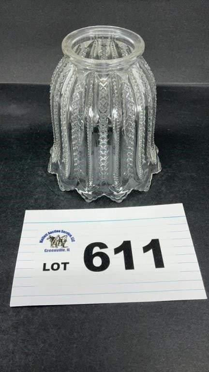 DUNCAN MILLER CO MARDI GRAS LAMP SHADE: DUNCAN MILLER CO MARDI GRAS LAMP SHADE