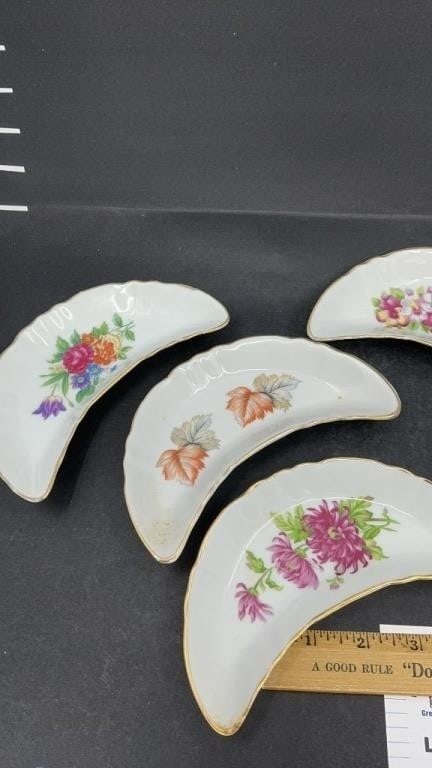 TRANSFER WARE BONE PLATE DISH: TRANSFER WARE BONE PLATE DISH