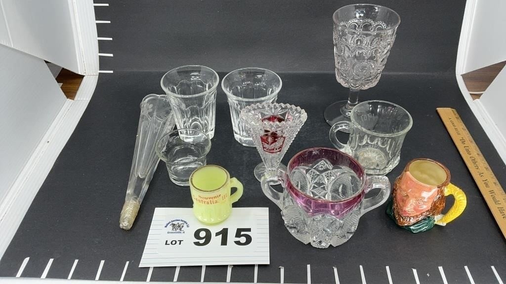 ASSORTED VINTAGE GLASS PCS (1 of 5)