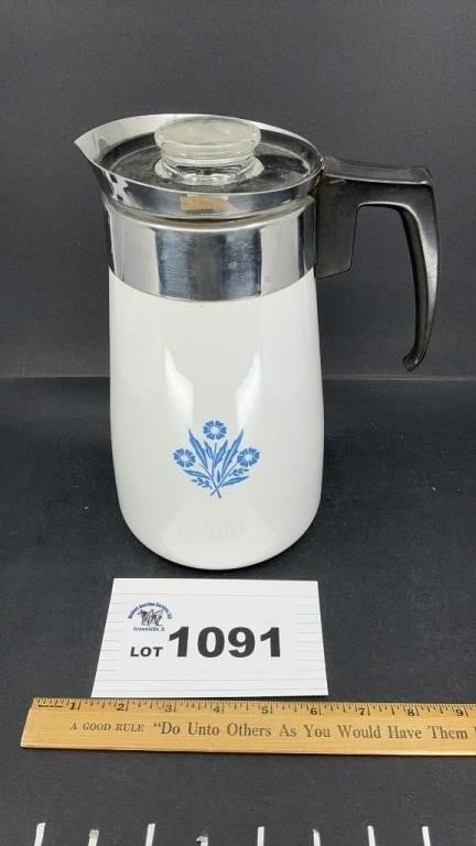 CORNING WARE COFFEE POT (1 of 2)
