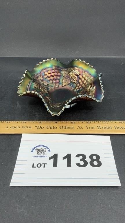 NORTHWOOD CARNIVAL GLASS BOWL: NORTHWOOD CARNIVAL GLASS BOWL