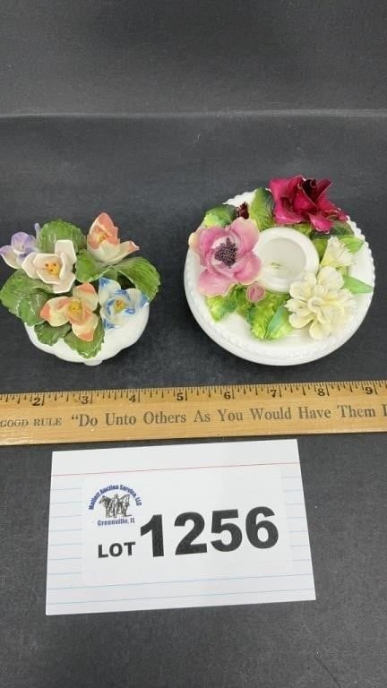 AYNSLEY, CROWN BONE CHINA FLORAL DISPLAYS: AYNSLEY, CROWN BONE CHINA FLORAL DISPLAYS