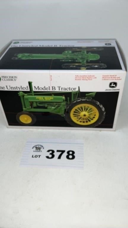 JOHN DEERE UNSTYLED MODEL B TRACTOR: JOHN DEERE UNSTYLED MODEL B TRACTOR