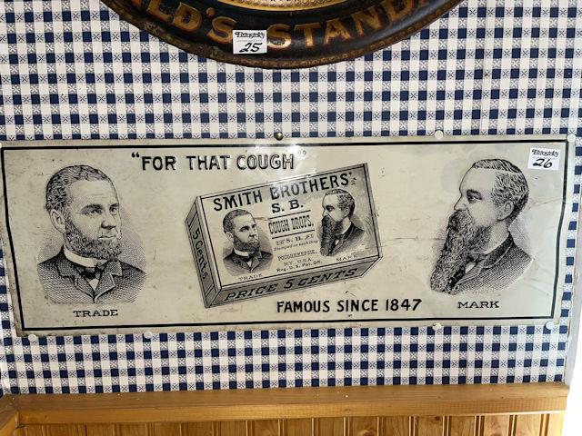 Smith Brothers Cough Drop Sign (1 of 1)
