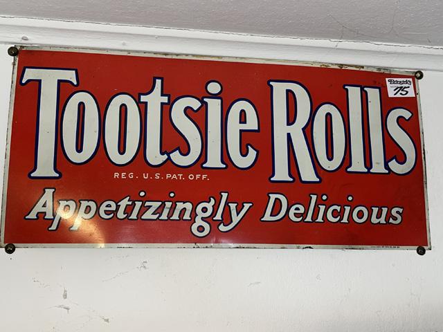 Metal Tootsie Roll Sign-Donaldson Art Sign Co., Cov.Kyp. (1 of 2)