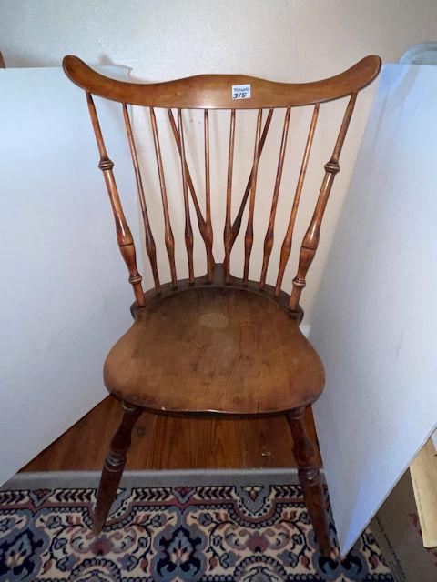 Mahogany Windsor Style Comb & Brace back chair (1 of 1)
