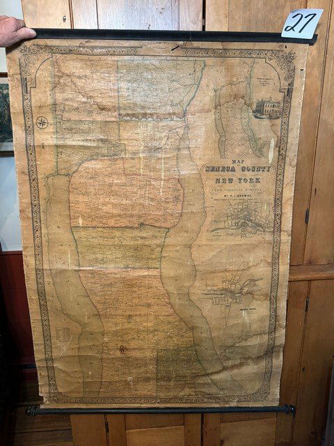 Seneca Co. Map 1838 by David H Burr (1 of 4)