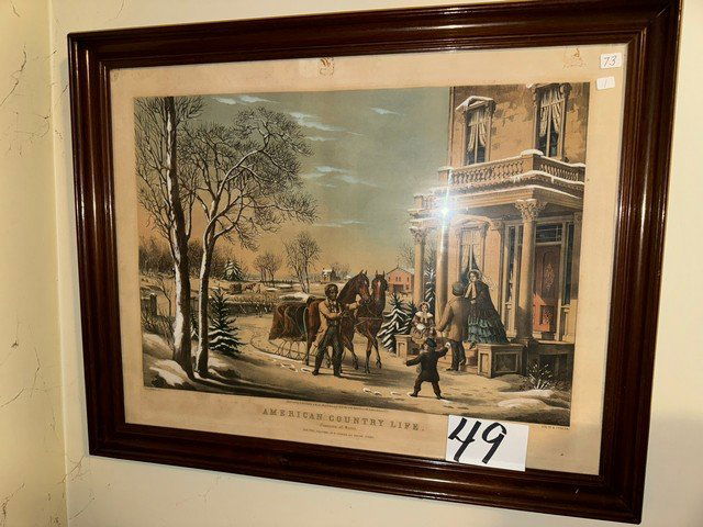 The American Country Life N. Currier Lg. Folio Overall (1 of 2)