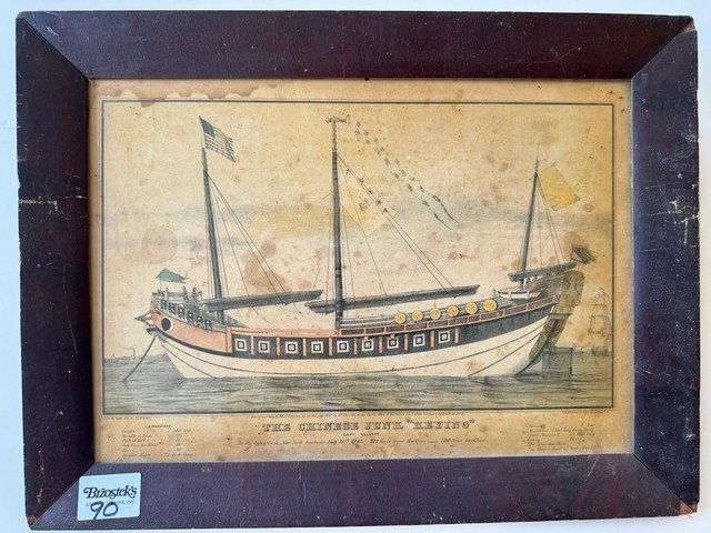 The Chinese Junk Keyning N Currier, Sm. Folio overall (1 of 1)