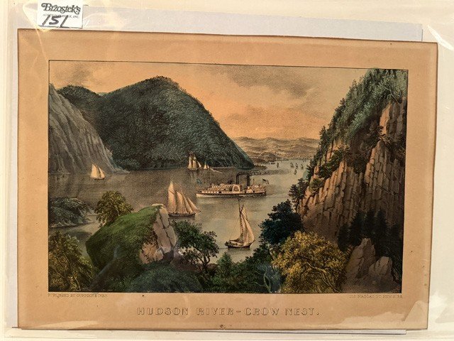 The Hudson River Crow Nest Currier & Ives, Sm. Folio (1 of 1)