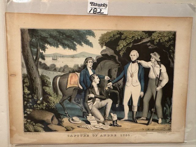 The Capture of Andre 1780 N Currier, Sm. Folio, unframed: The Capture of Andre 1780 N Currier, Sm. Folio, unframed, 14"w x 10"h