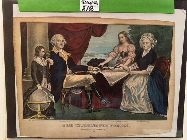 The Washington Family Currier & Ives, Sm. Folio, unframed (1 of 1)