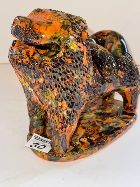 BILLY RAY HUSSEY POTTERY, 7.5"HX8"L (1 of 7)