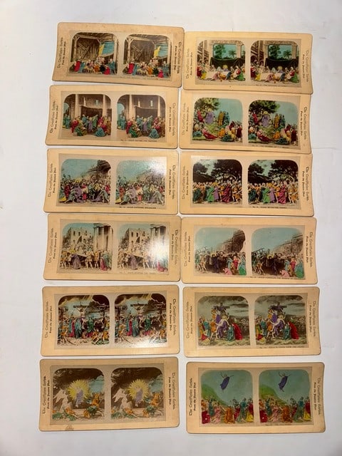 STEREO VIEWS OF THE HOLY LAND: 1 BOX
