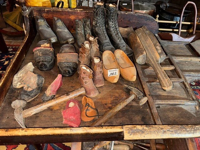 ANTIQUE SHOE COLLECTION - 14 PRS.: COLLECTION OF 14 PAIRS OF ANTIQUE SHOES