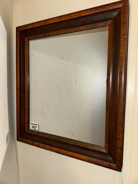 EMPIRE OGEE STYLE SQUARE FRAMED MIRROR, 16.5" X 18.5" (1 of 1)