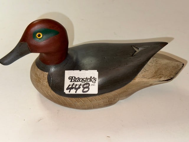 GREEN WING TEAL BY L LOWENTHAL DUCK DECOY (1 of 4)