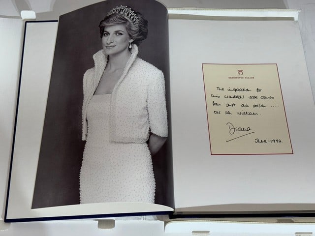 ORIGINAL SGN. PRINCESS DIANA CHRISTIE'S CATALOGUE DRESSES FROM THE  PRINCESS OF WALES (1 of 15)