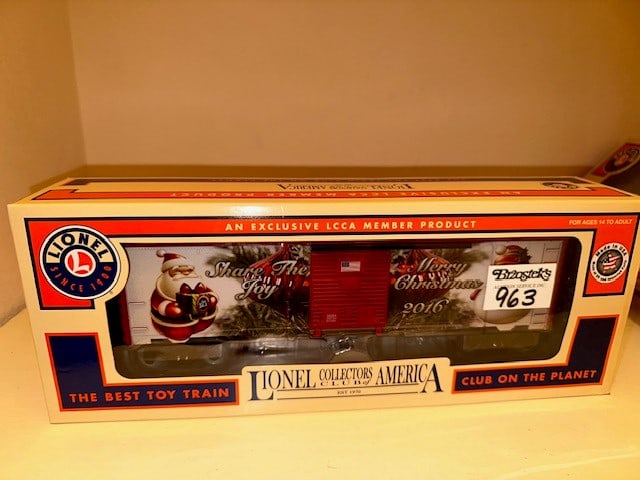 LIONEL COLLECTORS CLUB OF AM. BOXCAR 2016 LCCA CHRISTMAS 6-59264: LIONEL COLLECTORS CLUB OF AM. BOXCAR 2016 LCCA CHRISTMAS 6-59264