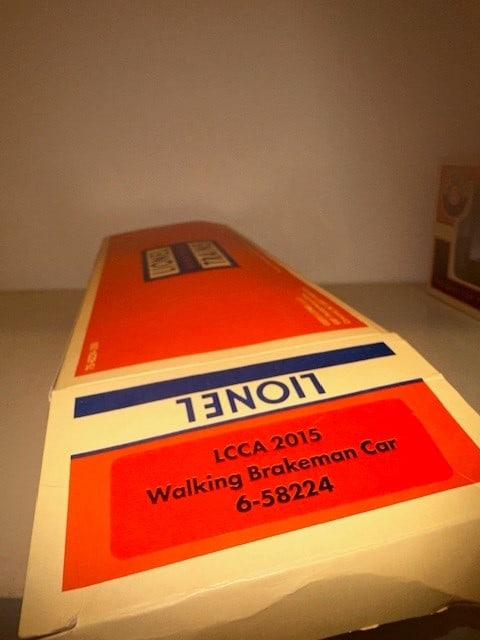 LIONEL LCCA 2015 WALKING BRAKEMAN CAR 6-58224 IN BOX (1 of 1)