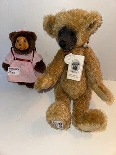 BEBE MOHAIR TEDDY BEARS SCHULTE MOHAIR SGN. LINDA FULMER (1 of 4)