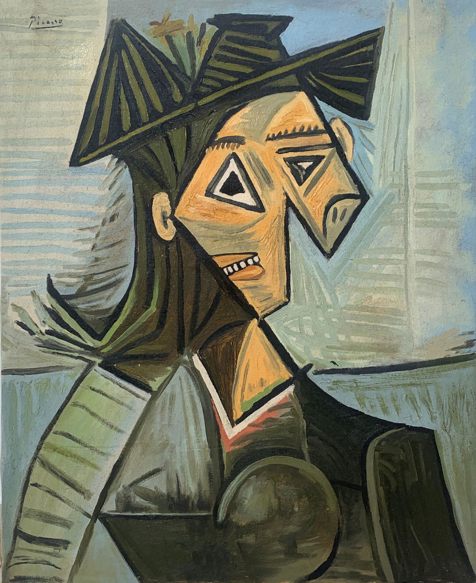 Pablo Ruiz Picasso (1881-1973) Oil on canvas (1 of 2)