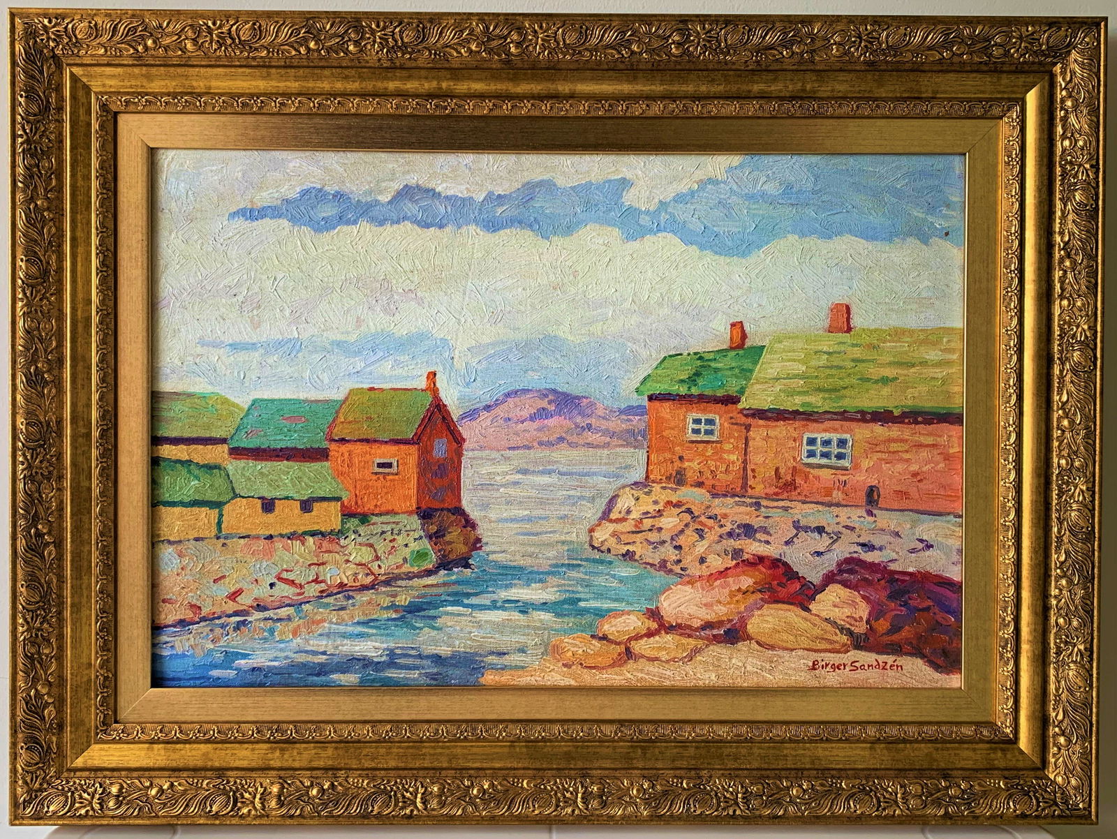 Birger Sandzen (1871-1954), After: Birger Sandzen, The drawing is done in the well-known style of Birger Sandzen.He was an American painter best known for his landscapes. He produced most of his work while working as an art professor a