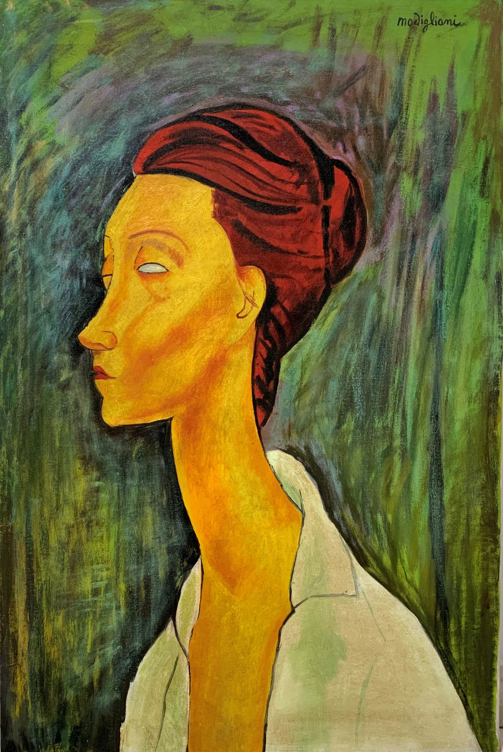 Amedeo Modigliani (1884-1920) Oil on canvas  In the style of (1 of 2)