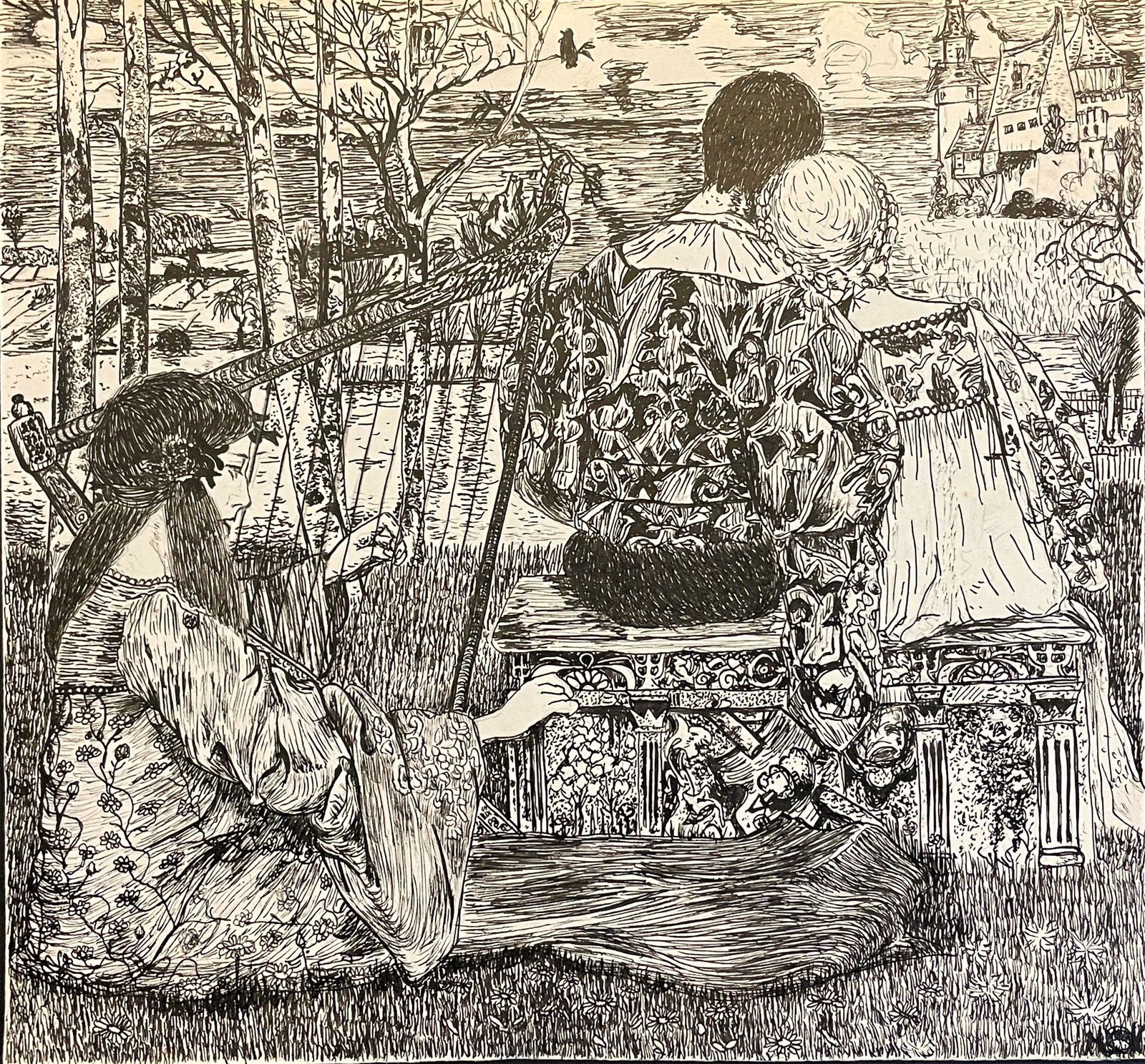 Heinrich Vogeler (1872-1942),   In the style of (1 of 2)