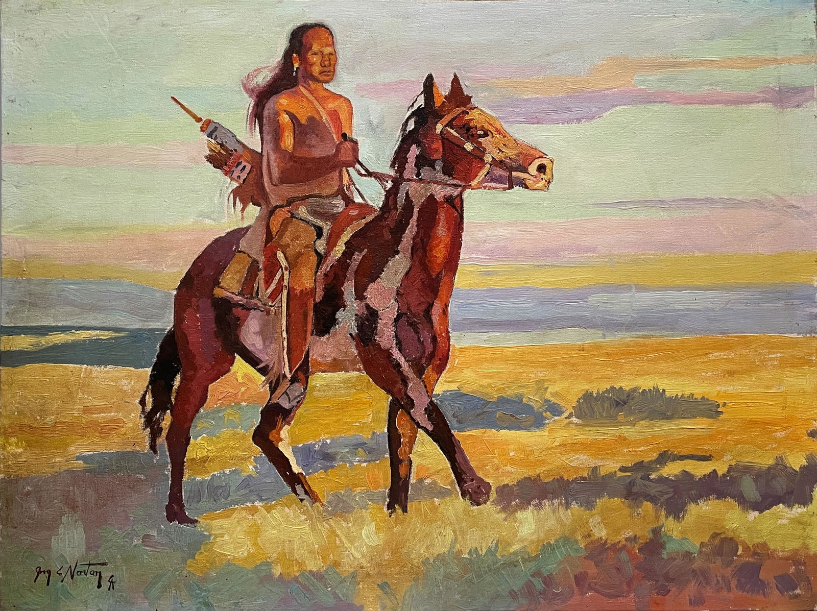 Jim C. Norton (1953),  In the style of (1 of 1)