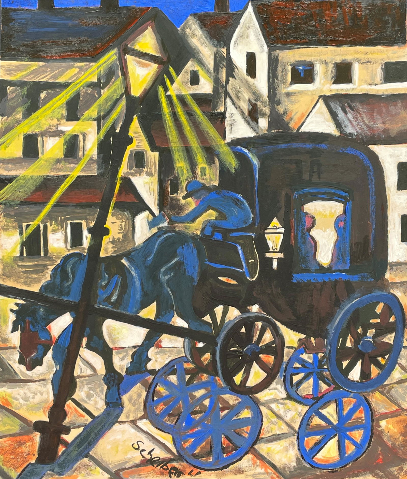 Hugo Scheiber (1873-1950) Drawing on paper In the style of (1 of 2)