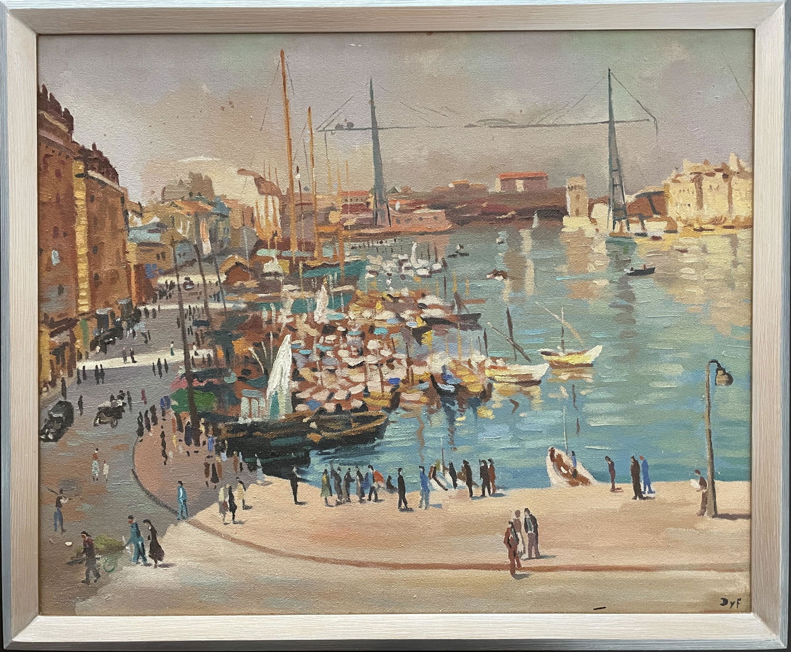 Marcel DyF (1899 - 1985): Oil on canvas. Good condition, no breaks or damage. Note: All pieces in this catalog are sold in the artist's style, which means that the piece may have been painted by the artist or by someone else i