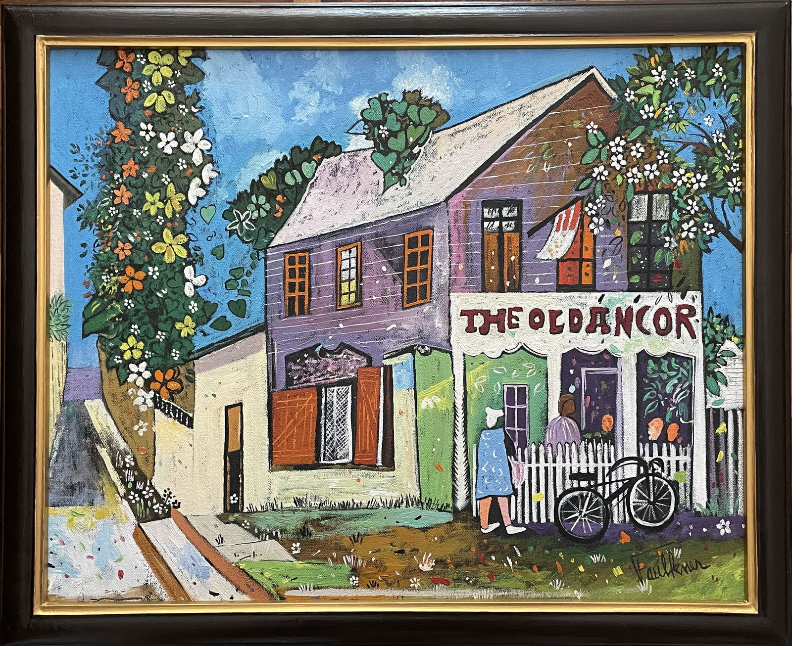 Henry Faulkner (1924 - 1981): Oil on canvas. Good condition, no breaks or damage. Note: All pieces in this catalog are sold in the artist's style, which means that the piece may have been painted by the artist or by someone else i