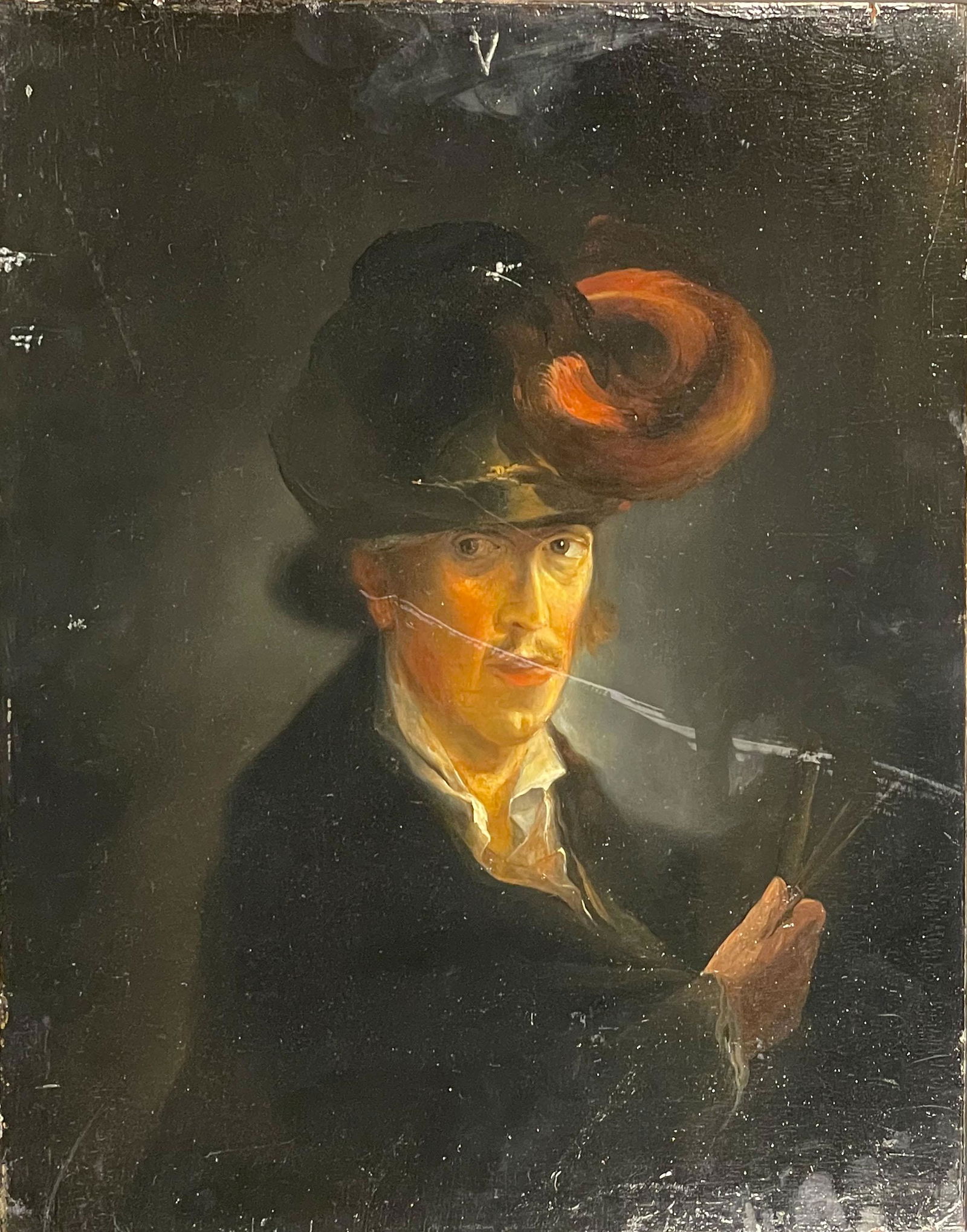 UNSIGNED. Self-portrait. (1 of 17)