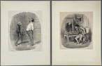 Honor&#233; DAUMIER (1808 - 1879). 2 lithographs from the series "Locataires et Proprietaires"