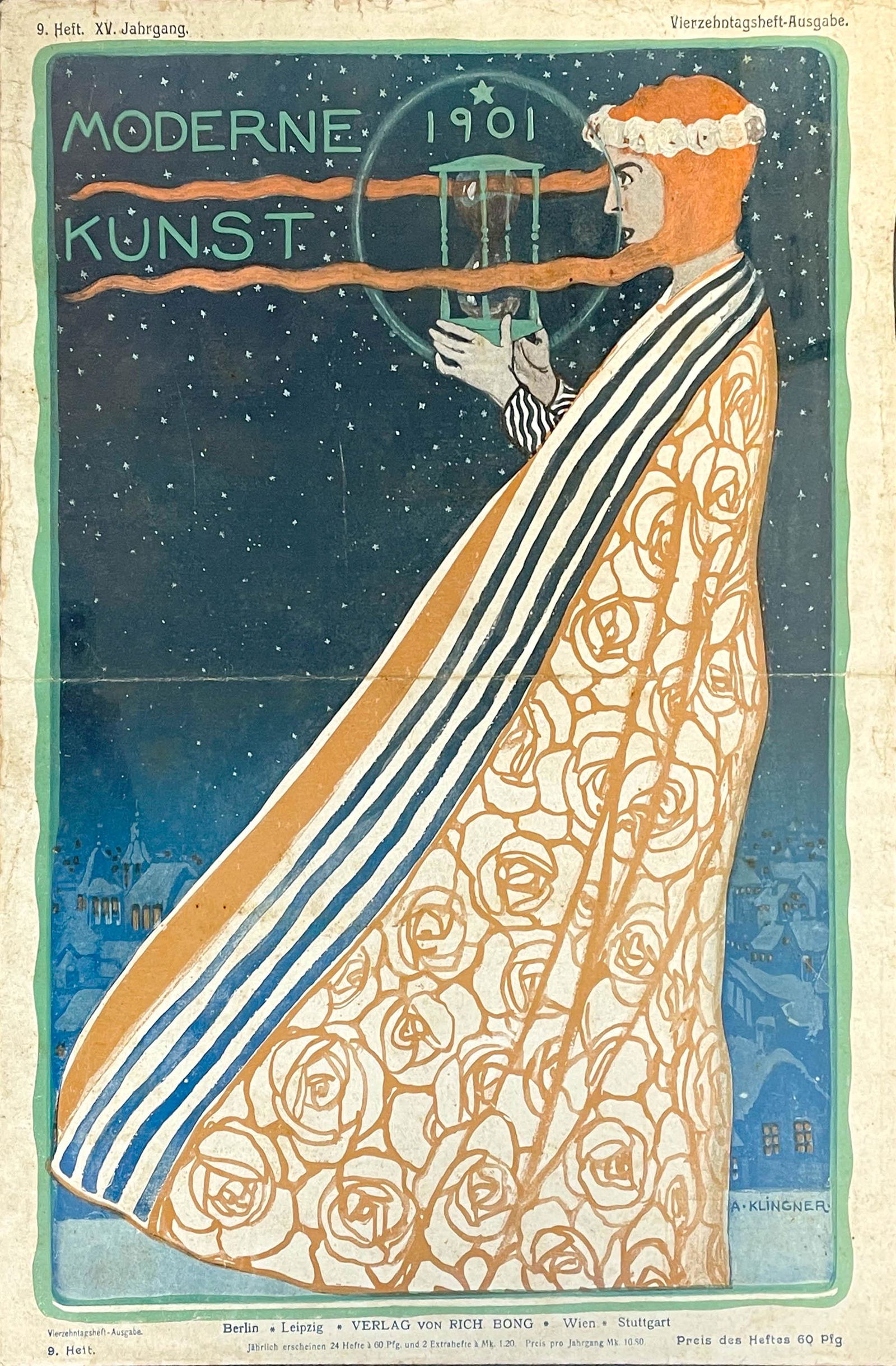 Albert KLINGNER (1869 - 1912). Modern Art 1901 - Fourteen Issue. (1 of 9)