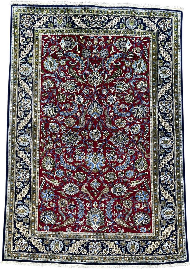 Ghom Persian carpet. Iran. Patterned through. (1 of 11)