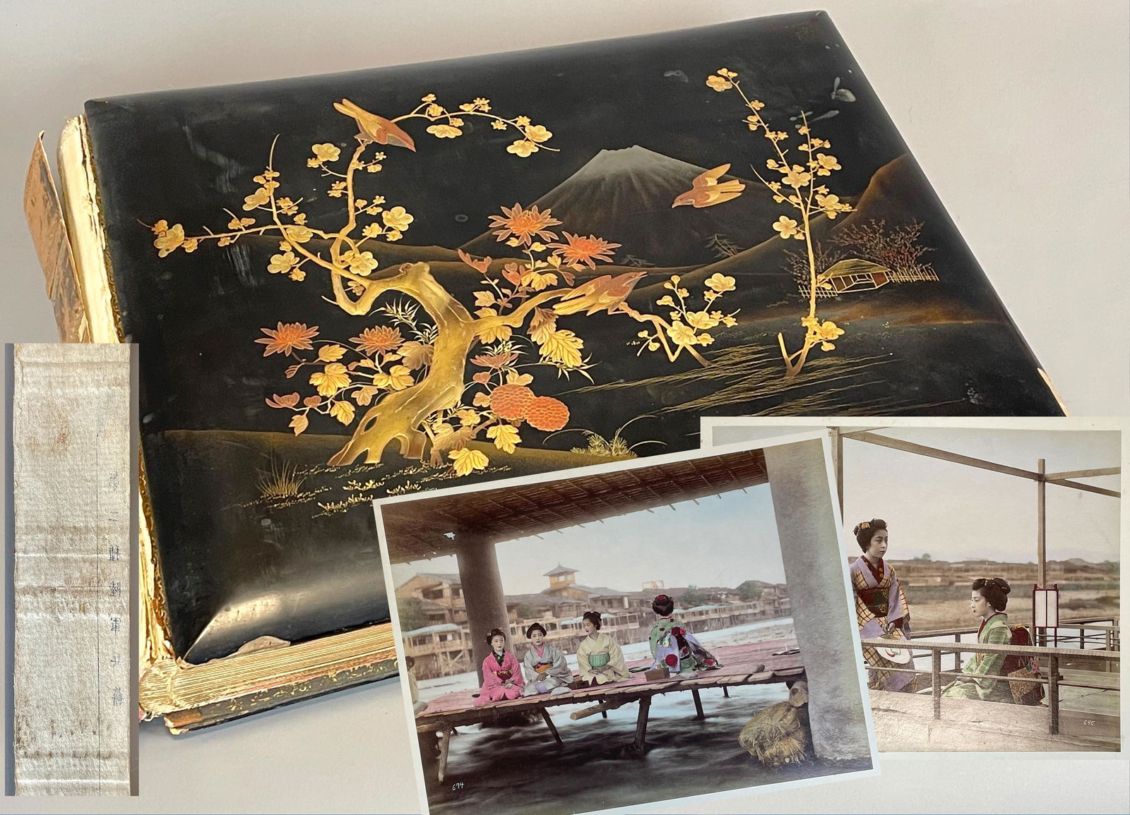 Unknown artists. Splendid photo album around 1900. Landscape views of Kyoto. (1 of 20)