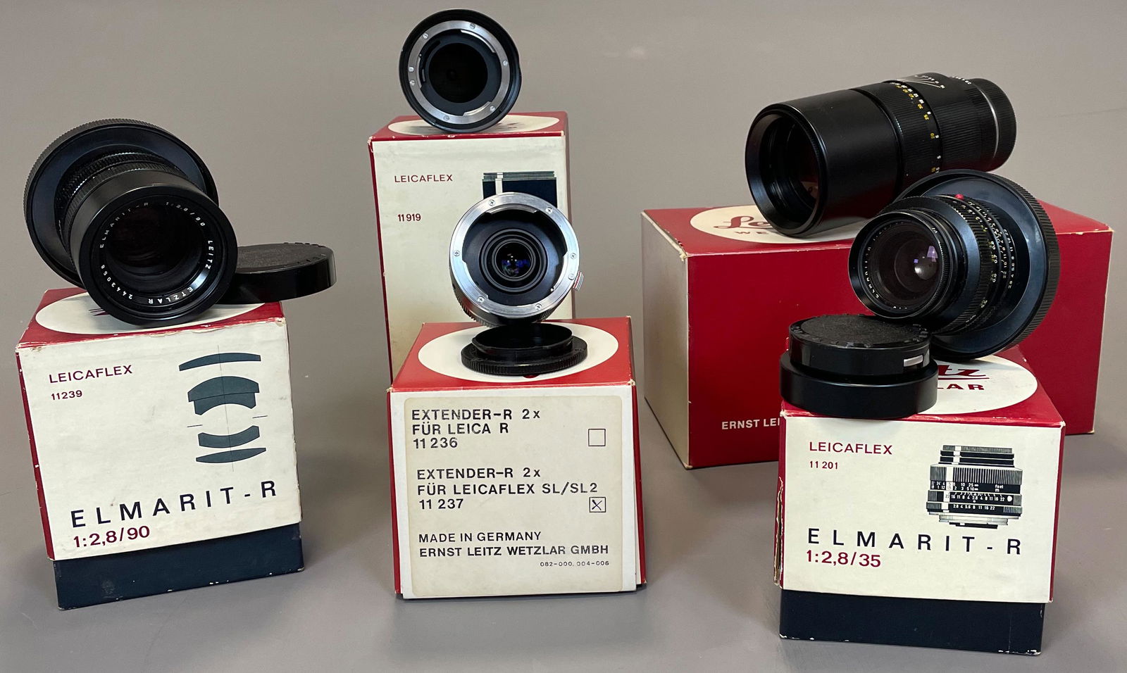 Mixed lot LEITZ Wetzlar. 4 lenses. In original packaging. (1 of 9)