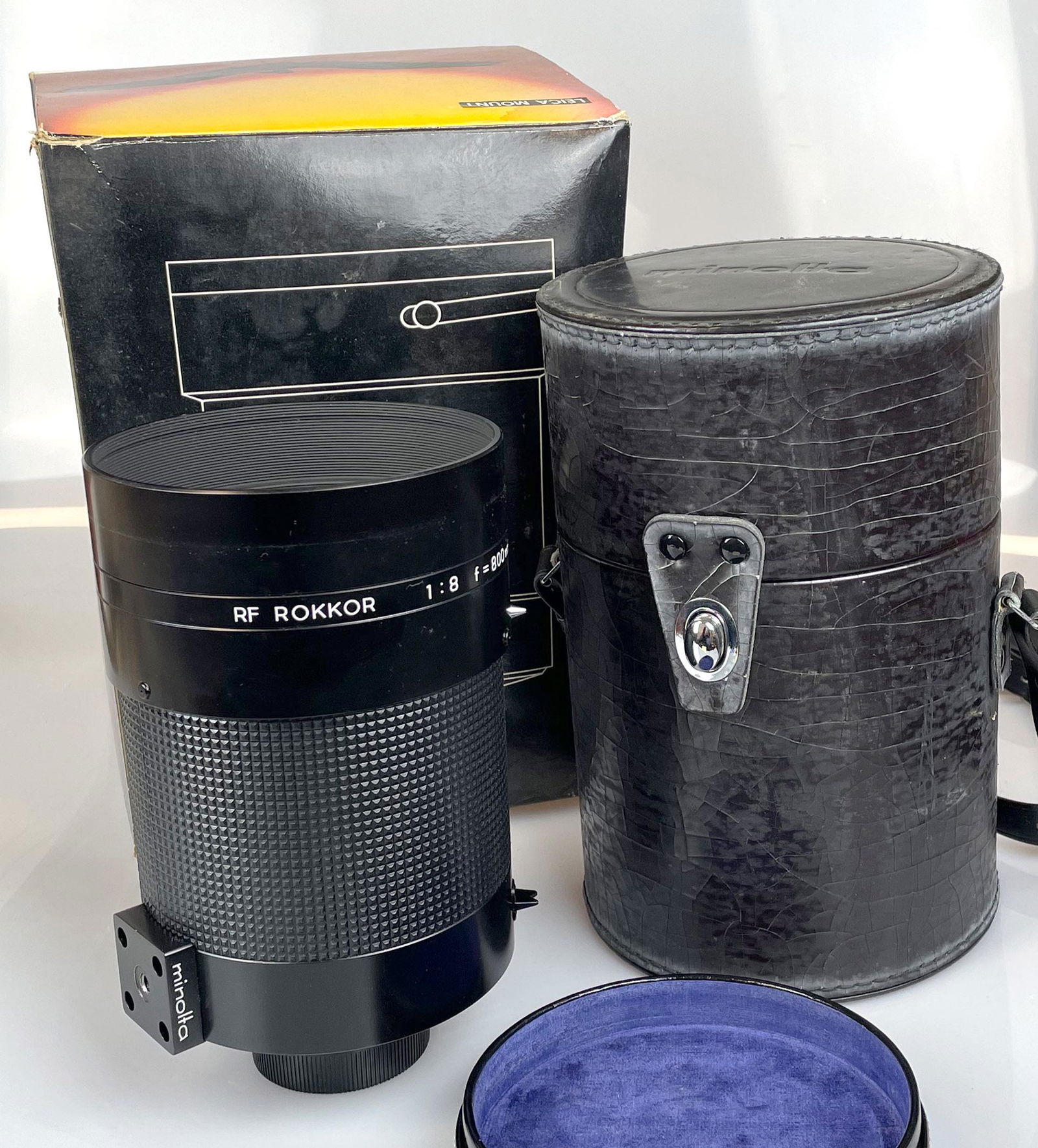 Rare RF Rokkor-X Minolta MD 800/8 800mm f8 mirror lens. (1 of 9)