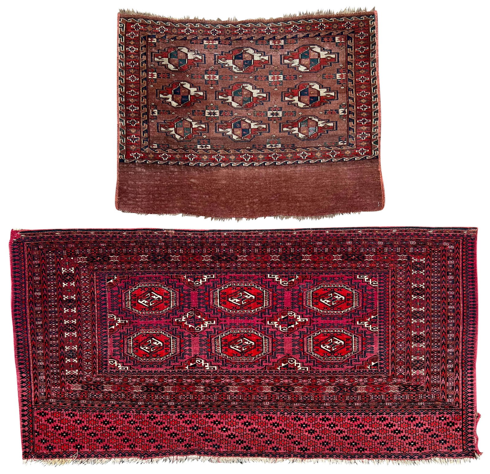 2-piece set. Choval. Turkmenistan. Beginning of 20th century. (1 of 17)