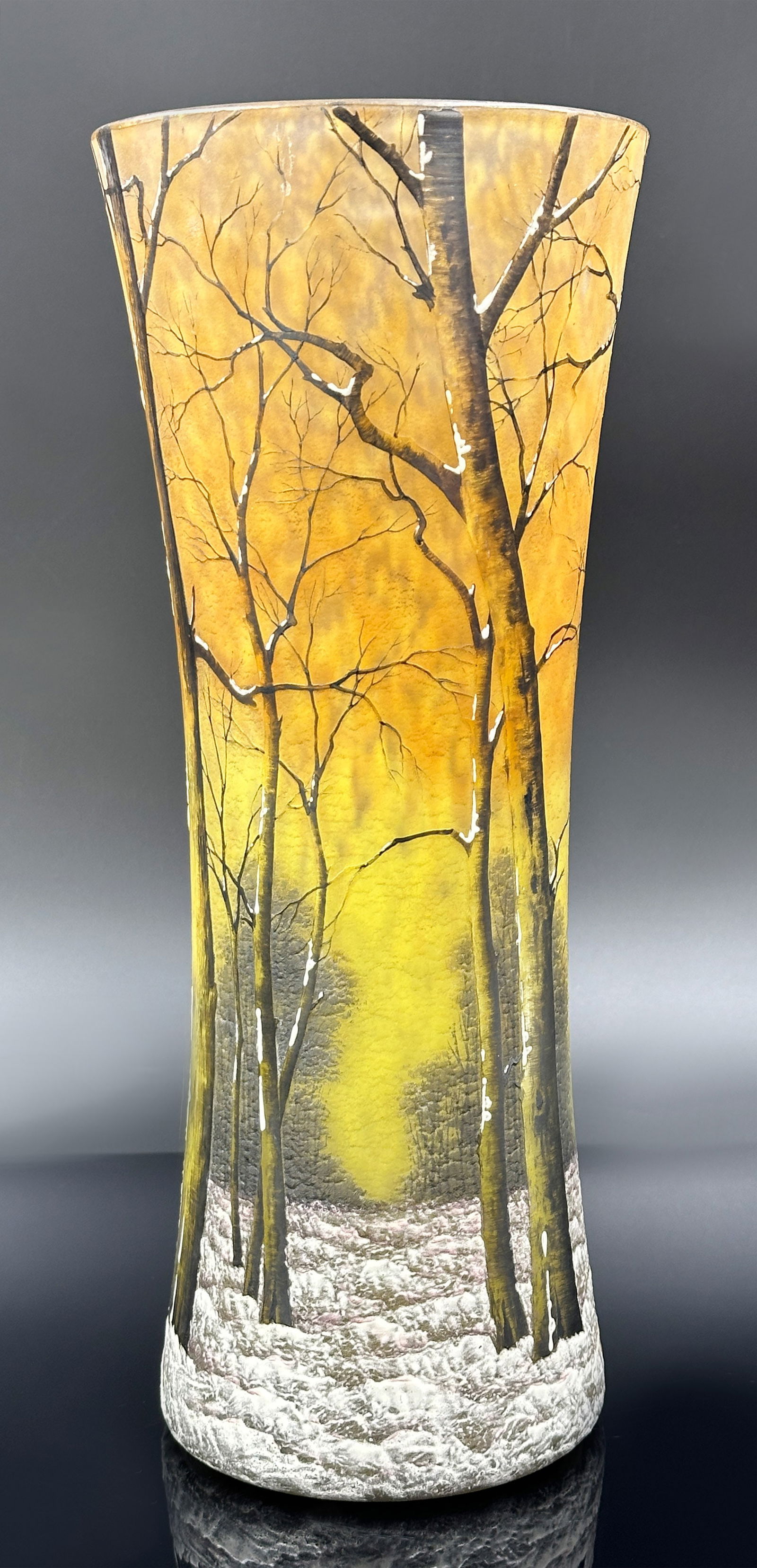 Große Vase. DAUM Nancy. Um 1900.  |  Large vase. DAUM Nancy. Around 1900. (1 of 8)