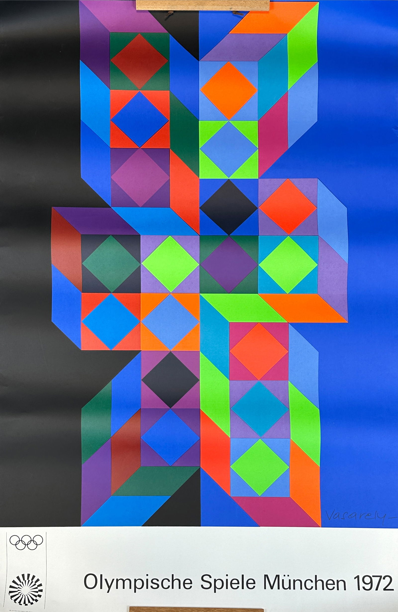 Victor VASARELY (1906 - 1997). Poster for the 1972 Olympic Games in Munich. (1 of 8)