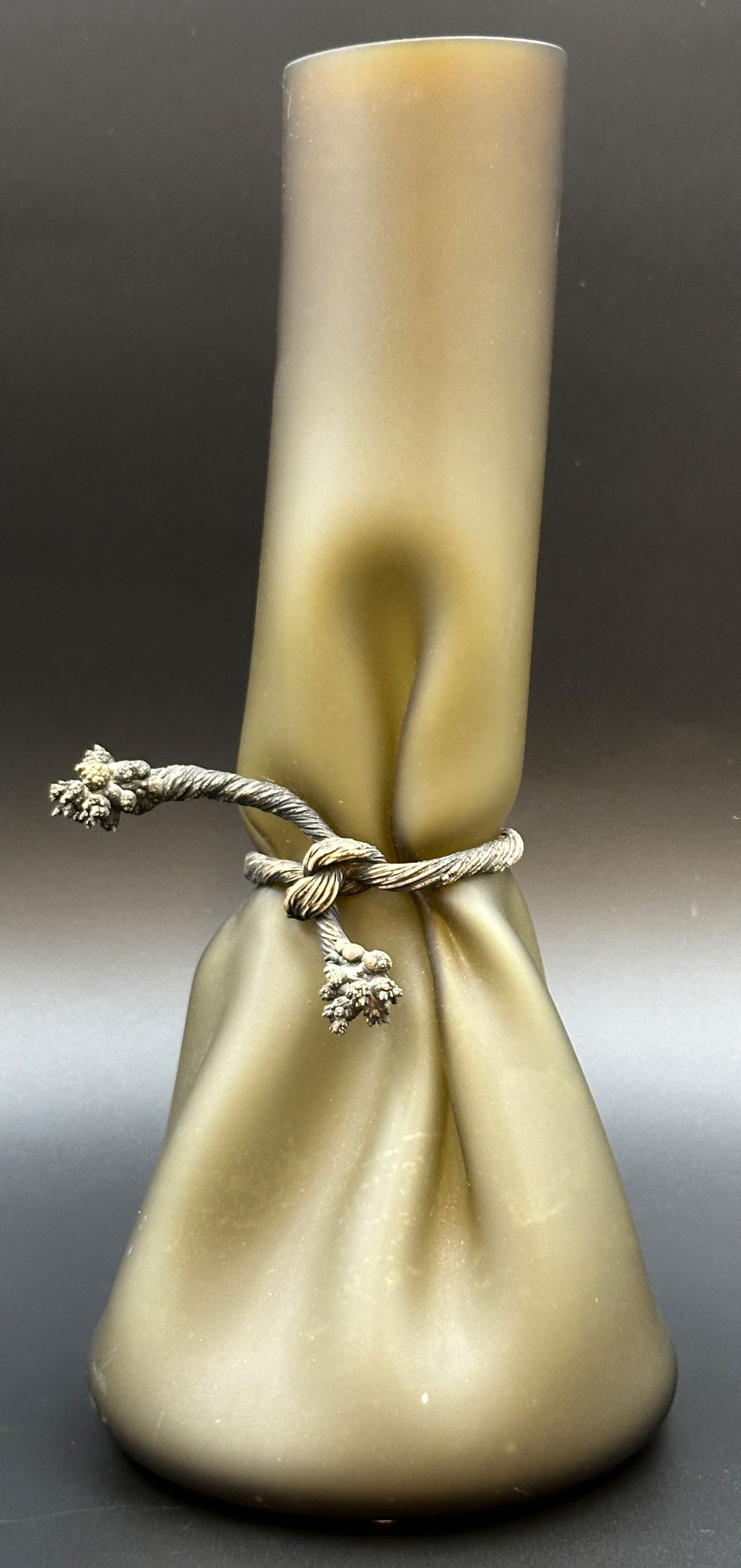 Dionisie POPA (1938 - 2005). Laced glass vase. Romania. (1 of 9)